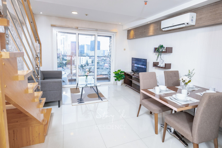 Living area 2, Stay 'd Maqna Residence, West Jakarta