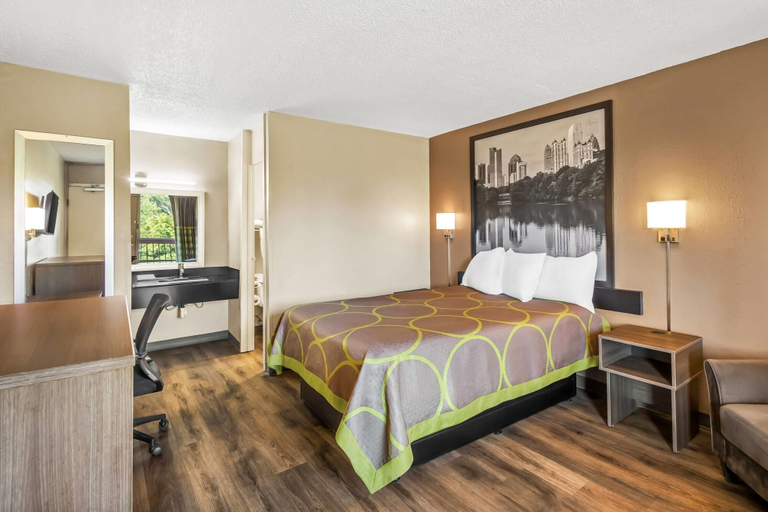 Bedroom 3, Super 8 by Wyndham Commerce, Banks