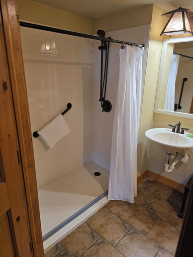 Accessible bathroom, Big Sandy Lodge and Resort, Aitkin
