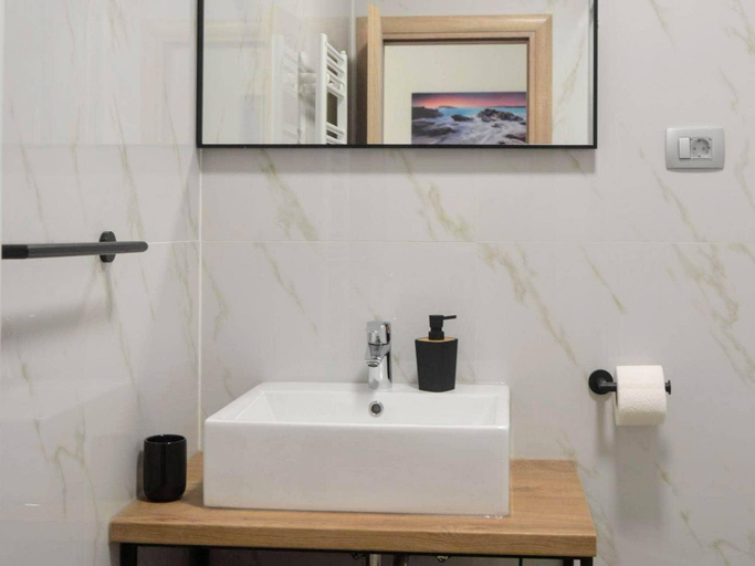 Bathroom 3, Fancy Apartments Dream - Modern One Bedroom Apartment with Balcony and Sea View  3, Blato