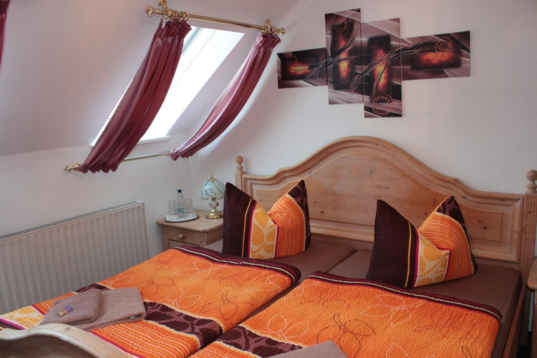Bedroom, Hotel Stadt Pausa, Vogtlandkreis