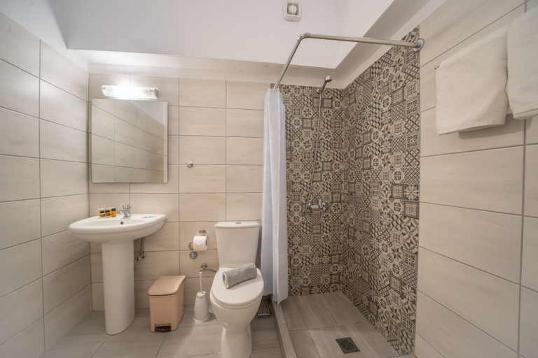 Bathroom 3, Karavados Beach Hotel, Ionian Islands