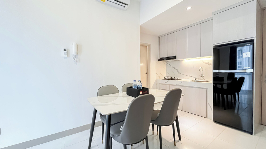 Dining room, Spacious Combined 2Br At Tokyo Riverside Pik 2 Apartment, Tangerang