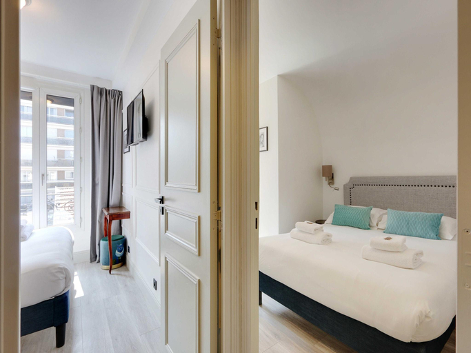 Bedroom 2, Chic apartment - 2BR6P - Roquette, Paris