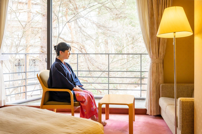 Bedroom 3, Tsukioka Hotel, Kaminoyama