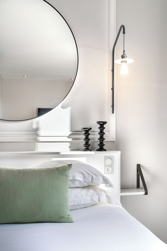 Bedroom 5, Hôtel Les 2 Villas, Calvados