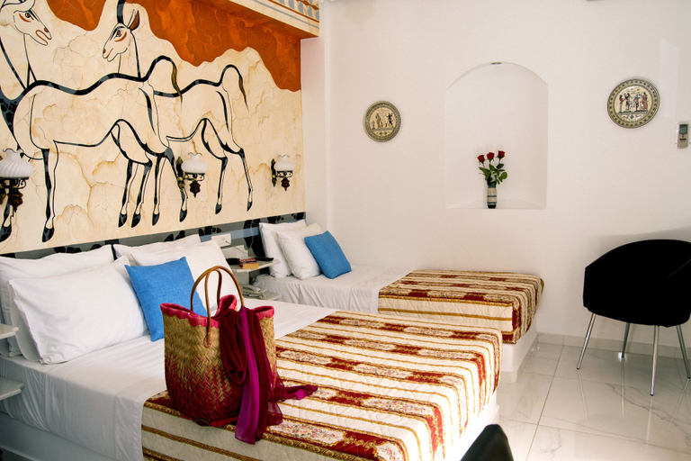 Bedroom 3, Black Sandy Beach Hotel, South Aegean