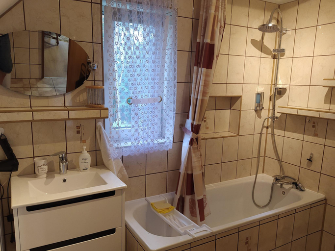Bathroom 4, Holiday House With Swimming Pool in Morzyczyn, Stargard