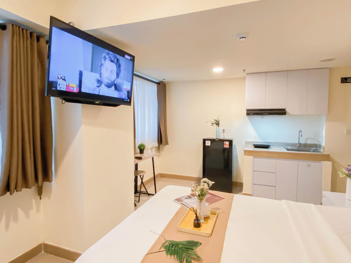 Interior, Relaxing Studio Room At Meikarta Apartment, Cikarang