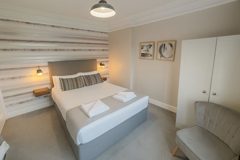Bedroom 3, The Hand Hotel, Shropshire