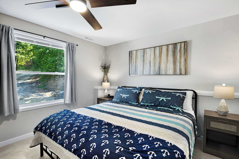 Bedroom 3, The Lake Shack Waterfront Life, Camden