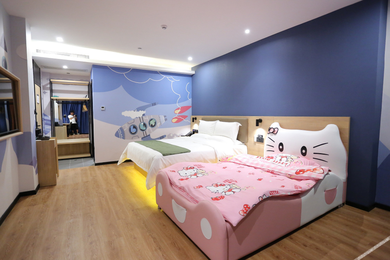 Bedroom 2, Green Tree Inn Guangdong Chaozhou Ancient City, Chaozhou