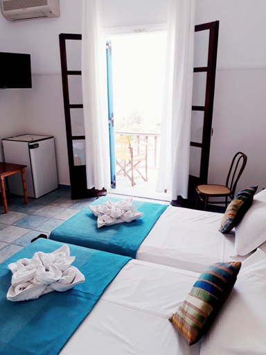 Bedroom, Hotel Boulis, South Aegean