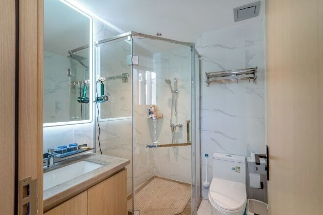 Bathroom 4, Xunliao Bay Yijing Holiday Sea-view Hotel, Huizhou