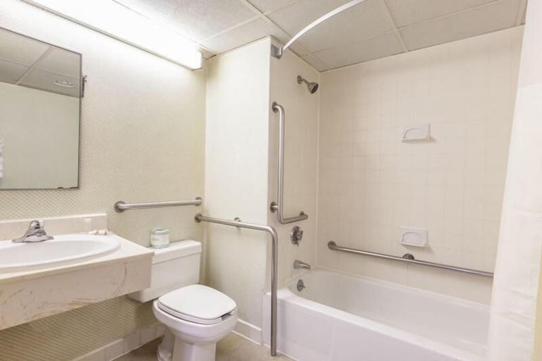 Bathroom 5, Motel 6 Lawrenceville, Mercer
