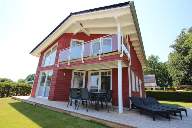 Exterior 2, Ferienhaus Strandblick mit Sauna am Dummer See, Ludwigslust-Parchim