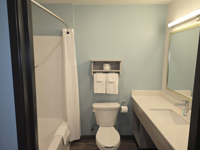 Bathroom 4, WoodSpring Suites Jackson Hub City, Madison