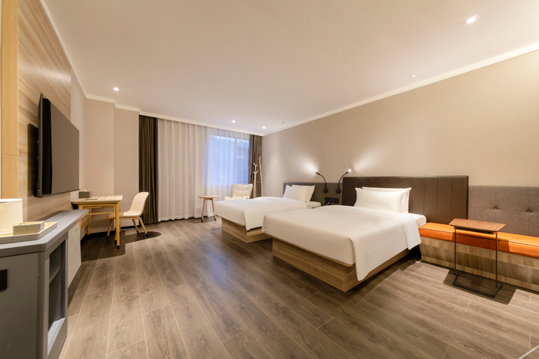 Bedroom 2, Hanting Hotel Huangshi North Station Baima Road, Huangshi