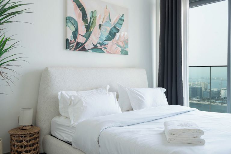Bedroom 3, KeyRock - Sea View Beachfront Penthouse, Dubai