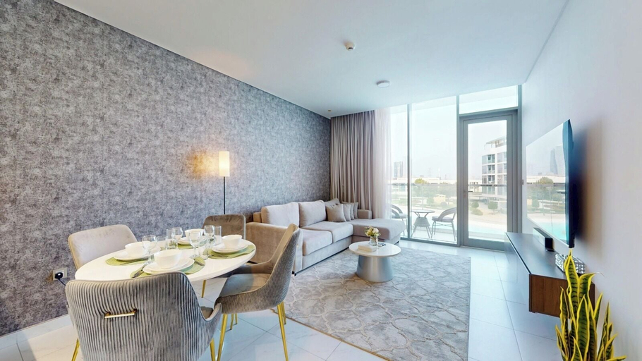 Interior, PVH - Lagoon View 1BR District One Res 4, Dubai
