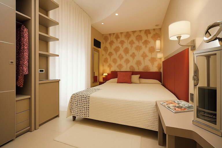 Bedroom 3, Hotel Darsena, Rimini