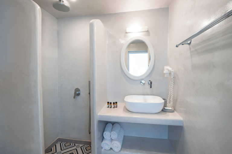 Bathroom 3, Akrotiri Hotel, South Aegean