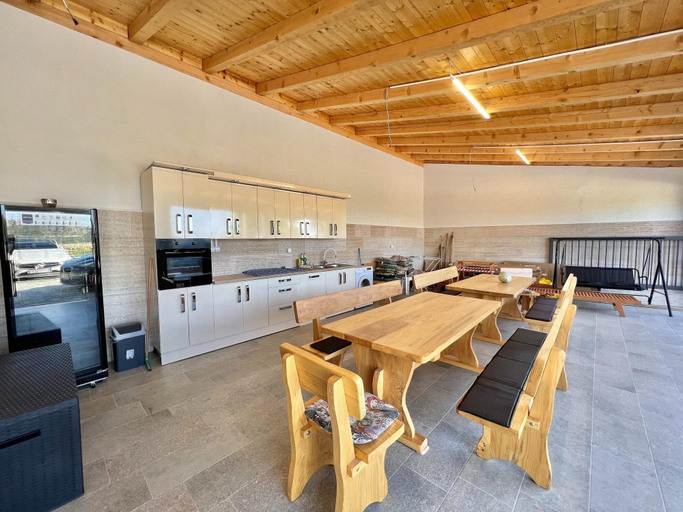 Outdoor dining, Apartment in Croatia Near Adriatic Coast, Vinodolska