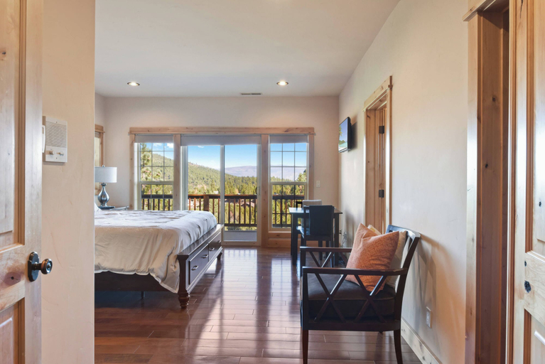Bedroom 3, Hilltop Hideaway w/ Game Room & Forest Views!, Nevada