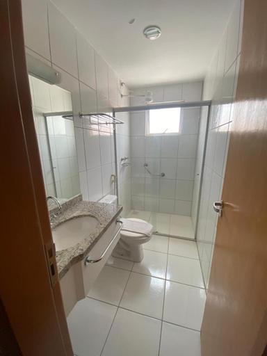 Bathroom, Flat Caldas Novas - Golden Dolphin Express, Caldas Novas