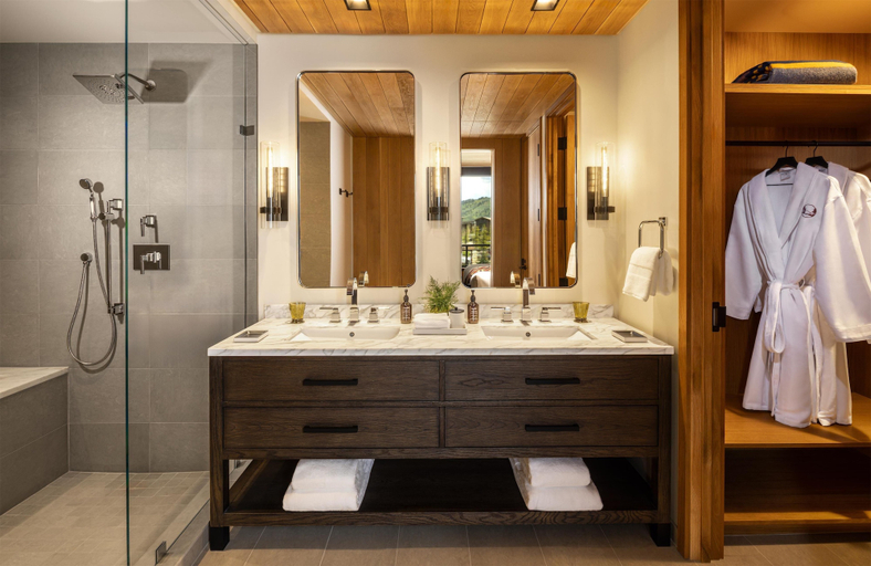 Bathroom 5, The Sylvan Lodge at Snake River Sporting Club, Teton