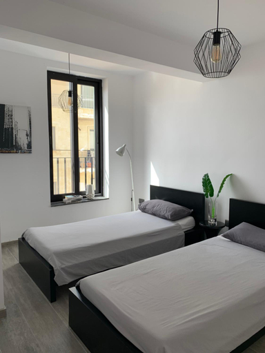 Bedroom, Spacious seaview Sliema Apt, steps from Valletta Ferry
