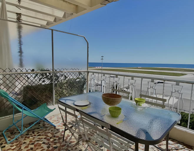 Balcony/terrace 2, Large flat terrace Sea view, Promenade des Anglais, Alpes-Maritimes
