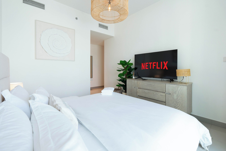 Bedroom 4, KeyRock - Sea View Beachfront Penthouse, Dubai