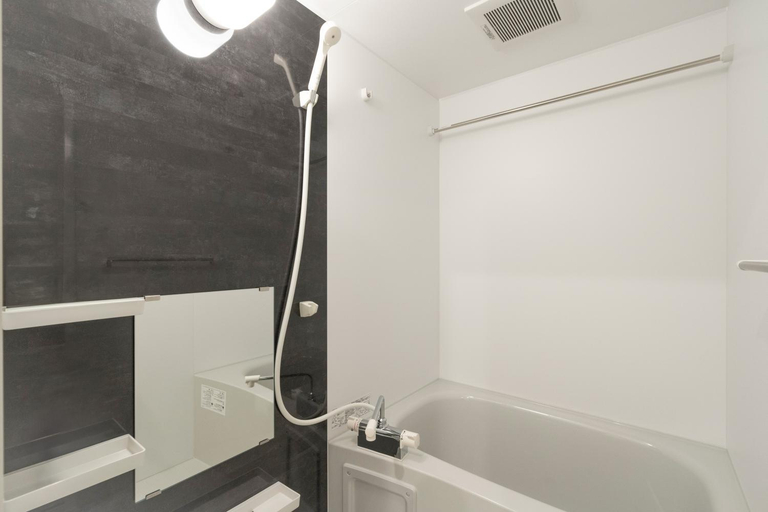 Bathroom 3, Curasion Oyodonaka 梅田-大阪駅-淀屋橋-福島エリア, Osaka