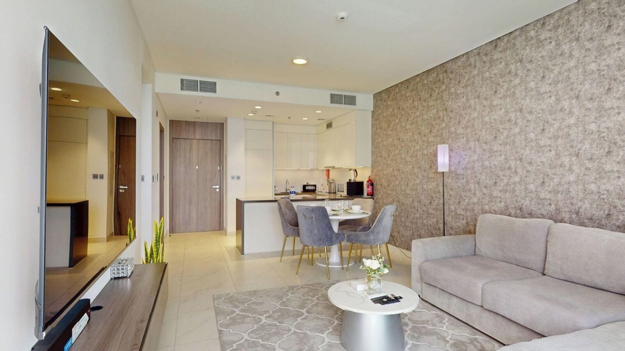 Private kitchen, PVH - Lagoon View 1BR District One Res 4, Dubai