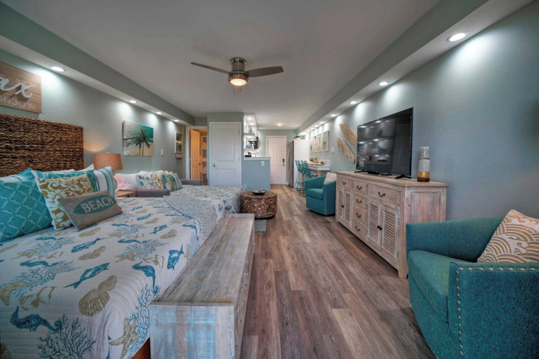 Bedroom 3, Beachfront Condo, Prvt Balcony w/ View, Pool Access Beach Happy by Avantstay, Nueces