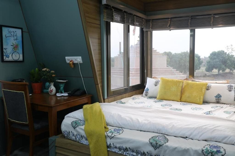 Bedroom 2, Sanjeevani Farms, Bhopal : A Luxury 5 Bedroom Private Pool Villa, Sehore