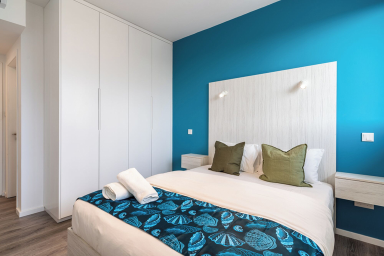 Bedroom 3, Beachcomber 2-BR Apartment in Larnaca, Larnaca