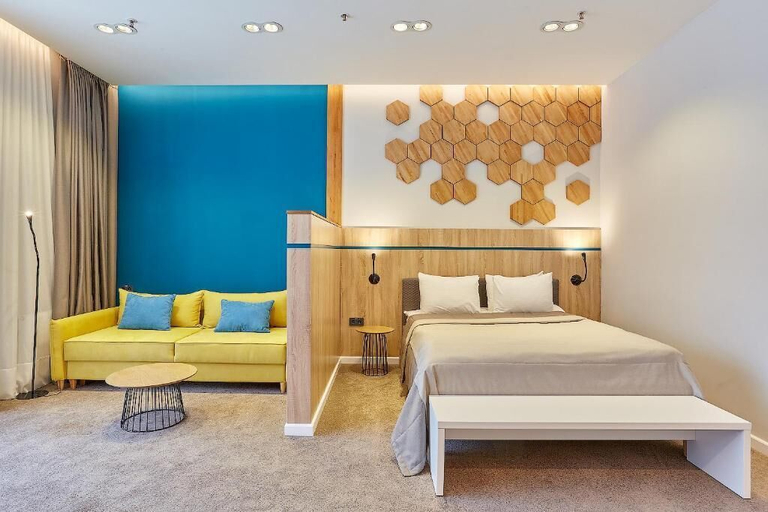 Bedroom 2, Aqua-Minsk Hotel Plus, Minsk