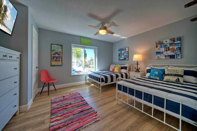 Bedroom 4, Beach Boardwalk, Gulf View, Pool, Tennis+pickleball Beach Please! by Avantstay, Nueces