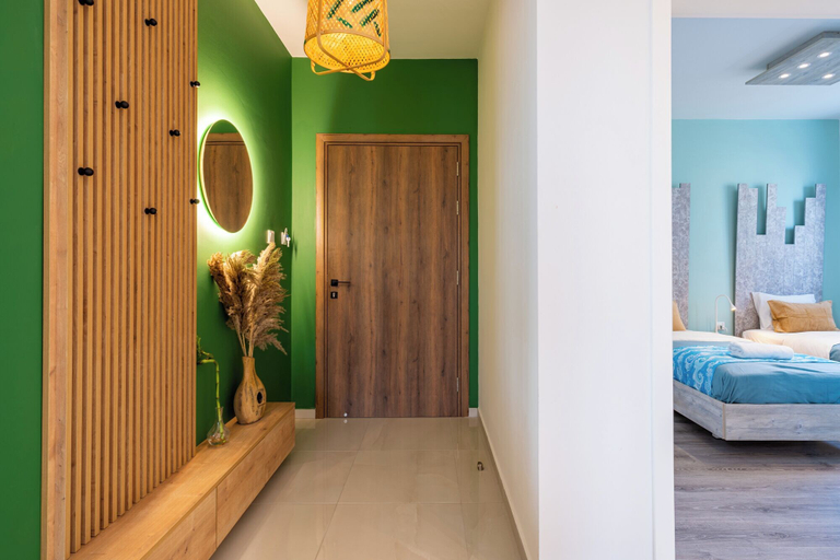 Bedroom 2, Beachcomber 2-BR Apartment in Larnaca, Larnaca