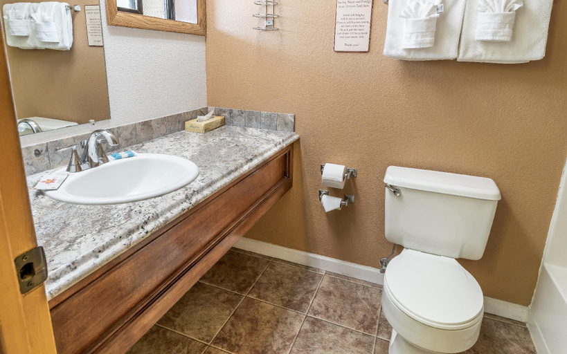 Bathroom 4, Gold Beach Inn, Curry