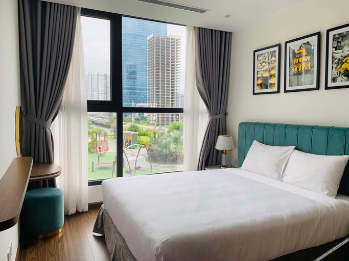 Bedroom 3, Aspaces Serviced Apartments - Vinhomes West Point, Từ Liêm