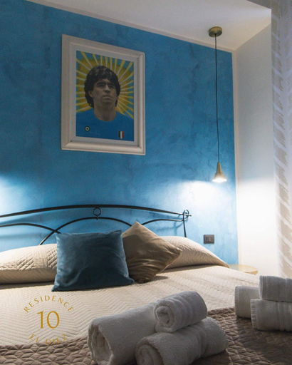 Bedroom 2, Residence El Diez, Napoli
