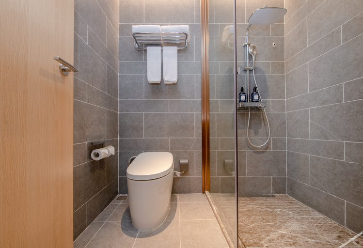 Bathroom 5, Hotel Yating (Estação de Metrô Nanshan, Cidade Costeira de Shenzhen), Shenzhen