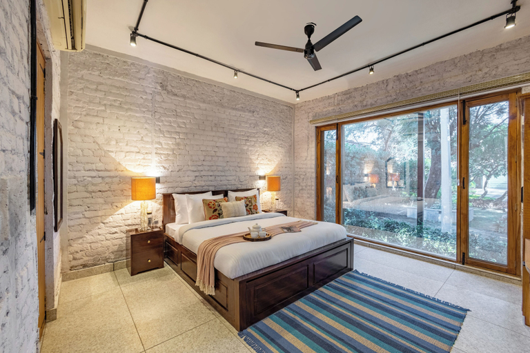 Bedroom 2, ELIVAAS Hidden Oasis, Faridabad