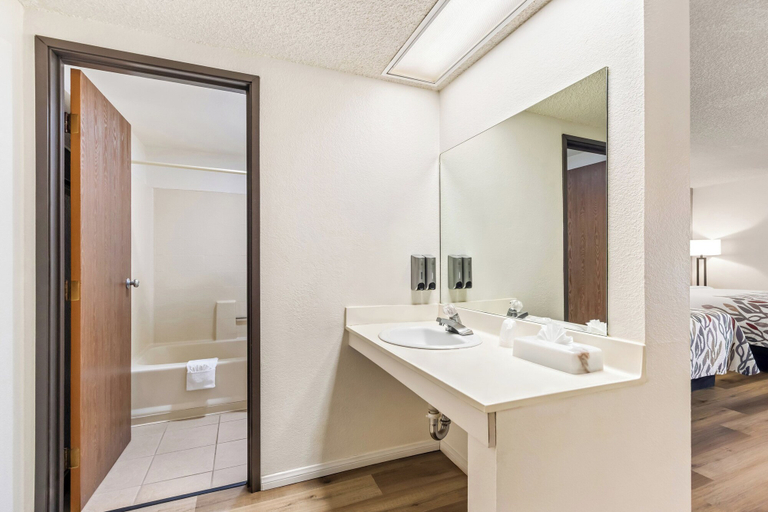 Bathroom 5, Red Roof Inn Ridgecrest, Kern