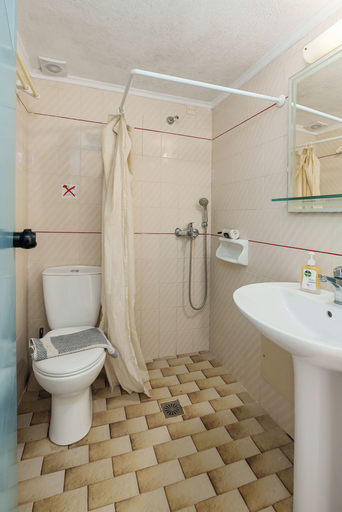 Bathroom 5, Sunrise Hotel & Apartments, Crete