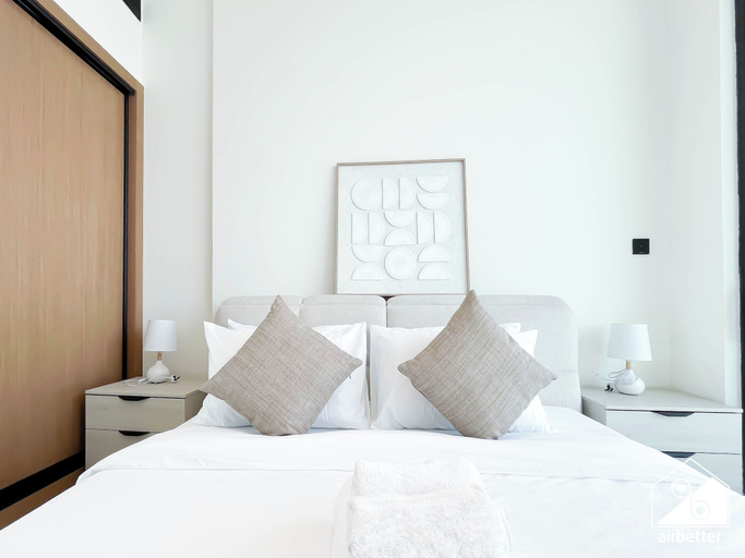 Bedroom 2, Luxury & Comfort 1B at Binghatti Amber & Balcony, Dubai