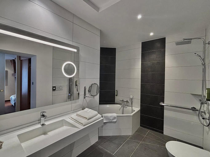 Bathroom 4, Hotel Restaurant Logis Auberge Sundgovienne, Haut-Rhin